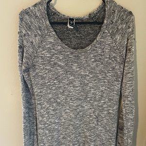 Gray Sweater with Spikes